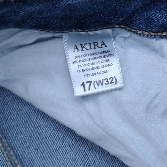 Akira too good rhinestone high-waisted jeans - Picture 3 of 3